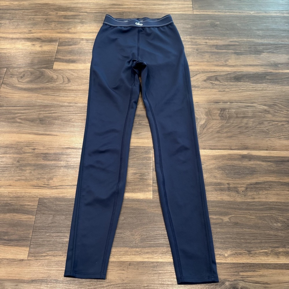 Alo Yoga Leggings Womens XS Airlift High Waist Suit Up EUC Workout Pull On